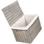 58cm Antique Wash Wicker Storage Basket - Storage Baskets - British D'sire