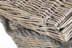 58cm Antique Wash Wicker Storage Basket - Storage Baskets - British D'sire