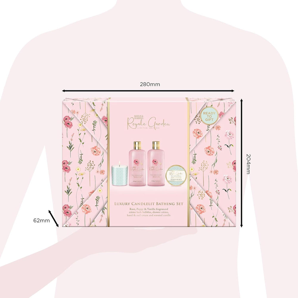 BAYLIS & HARDING ROYALE GARDEN CANDLETLIT GIFT SET