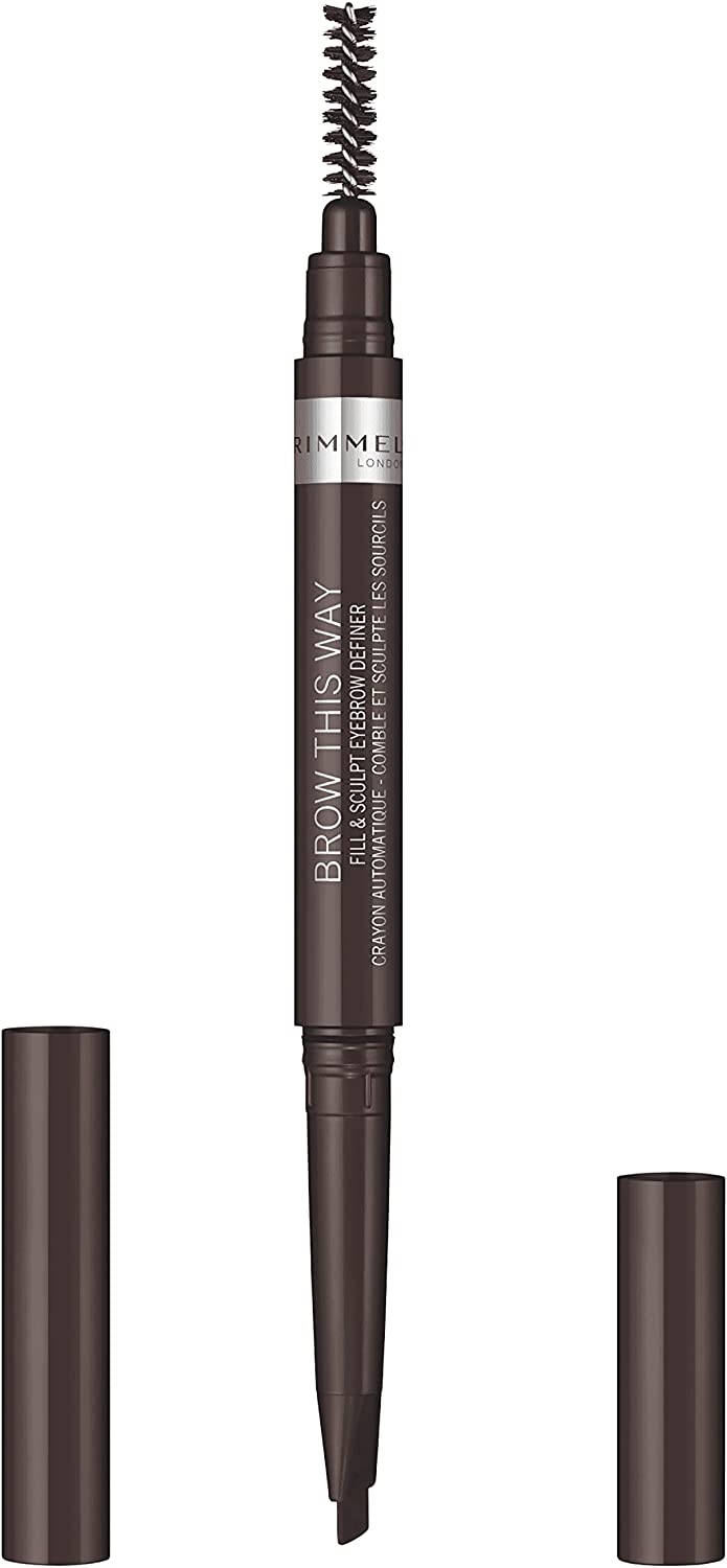 Rimmel London Brow This Way Fill & Sculpt Eyebrow Definer -Dark Brown Main image