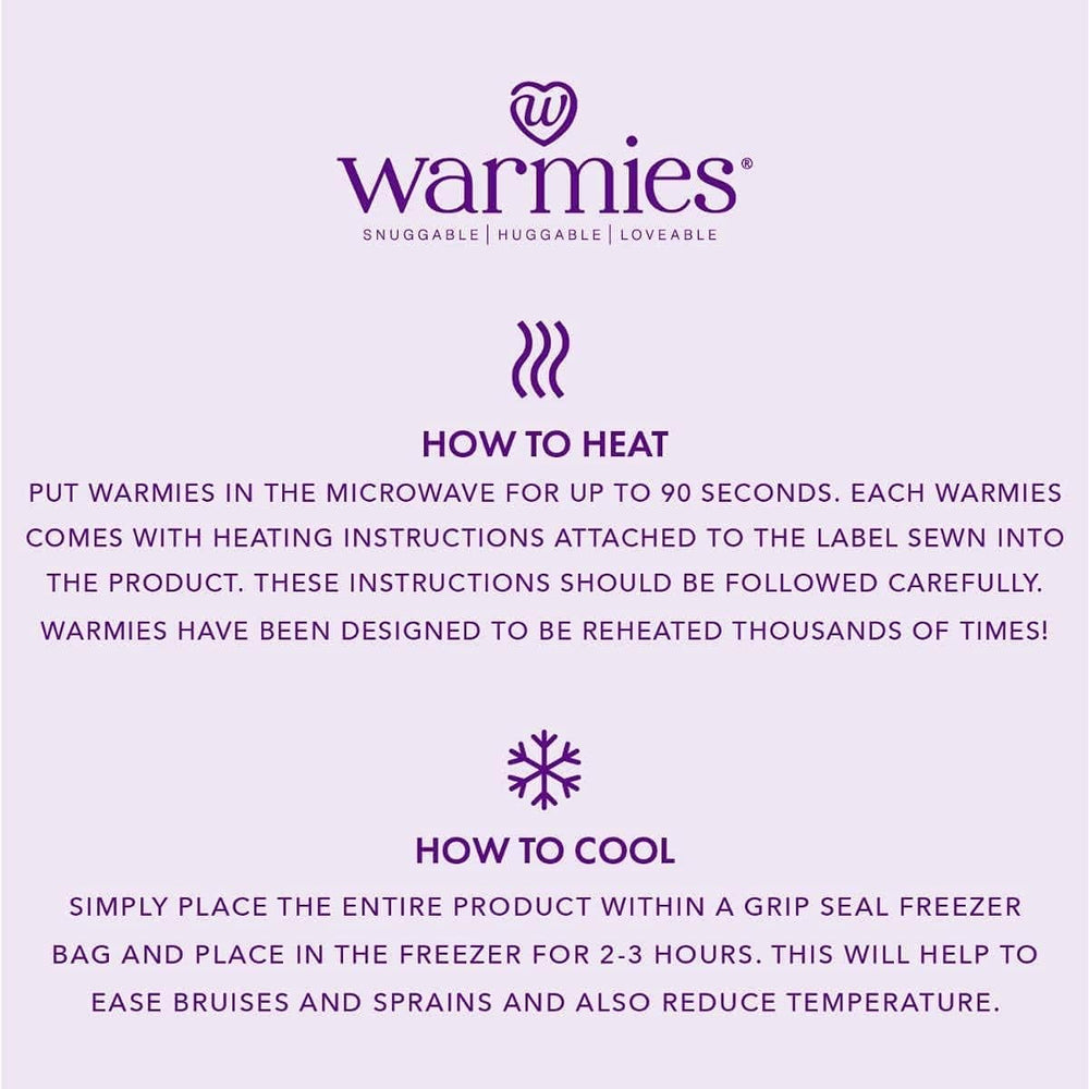 Warmies Fully Heatable Cuddly Toy Scented with French Lavender - Butterfly