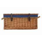 61cm Double Steamed Rope Handled Trunk with White Lining - Empty Picnic Baskets - British D'sire