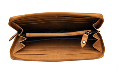 Cherokee Leather Zip Around Purse - 6265