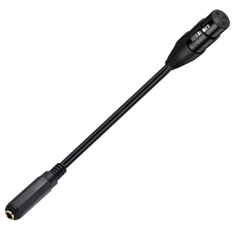 6.35mm Female to XLR Female JUNSUNMAY Speaker Audio Amplifier Connection Cable, Length: 50cm - British D'sire