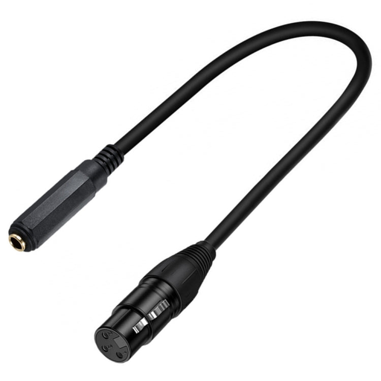 6.35mm Female to XLR Female JUNSUNMAY Speaker Audio Amplifier Connection Cable, Length: 50cm - British D'sire
