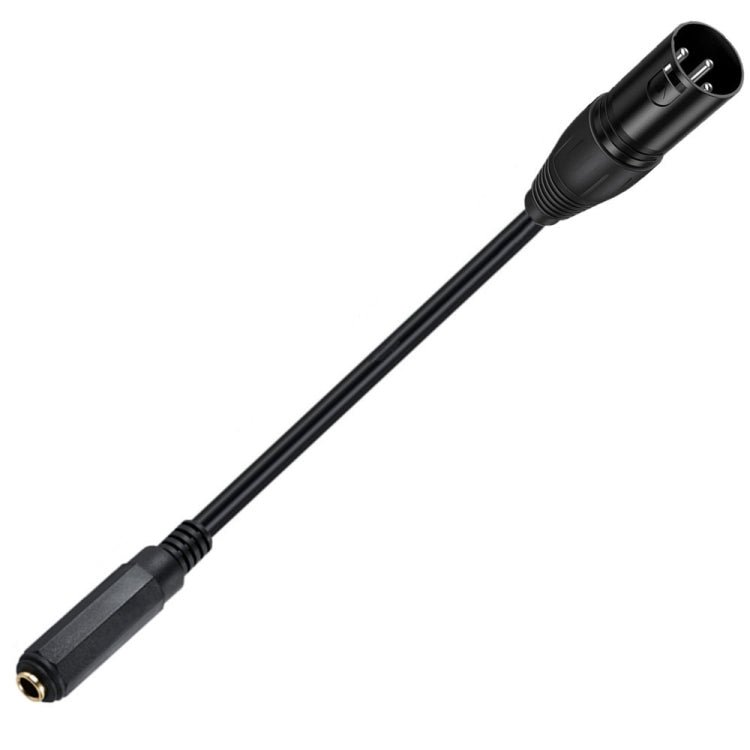 6.35mm Female to XLR Male JUNSUNMAY Speaker Audio Amplifier Connection Cable, Length: 50cm - British D'sire