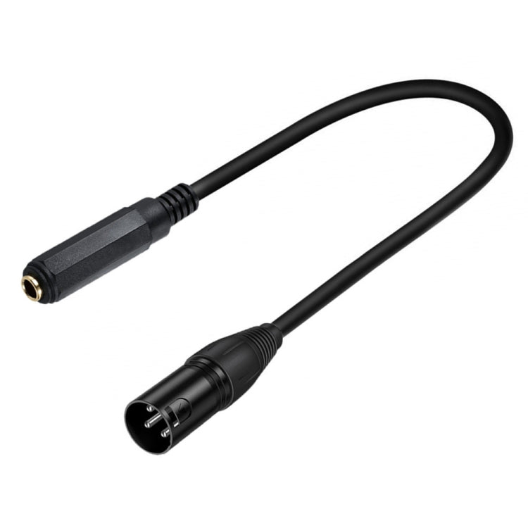 6.35mm Female to XLR Male JUNSUNMAY Speaker Audio Amplifier Connection Cable, Length: 50cm - British D'sire