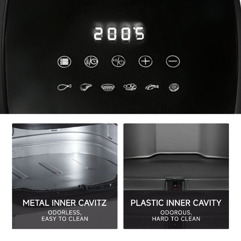 6L Air Fryer Cooker with Smart Touch Display - Air Fryer - British D'sire