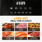 6L Air Fryer Cooker with Smart Touch Display - Air Fryer - British D'sire
