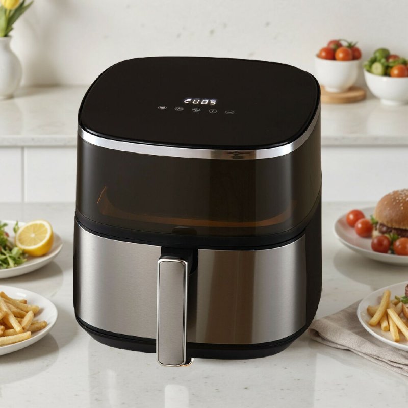 6L Air Fryer Cooker with Smart Touch Display - Air Fryer - British D'sire