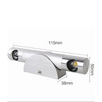 6W 360 Degrees Rotation Wall Lamp LED Nightlight, AC 110 - 240V (Cool White) - British D'sire