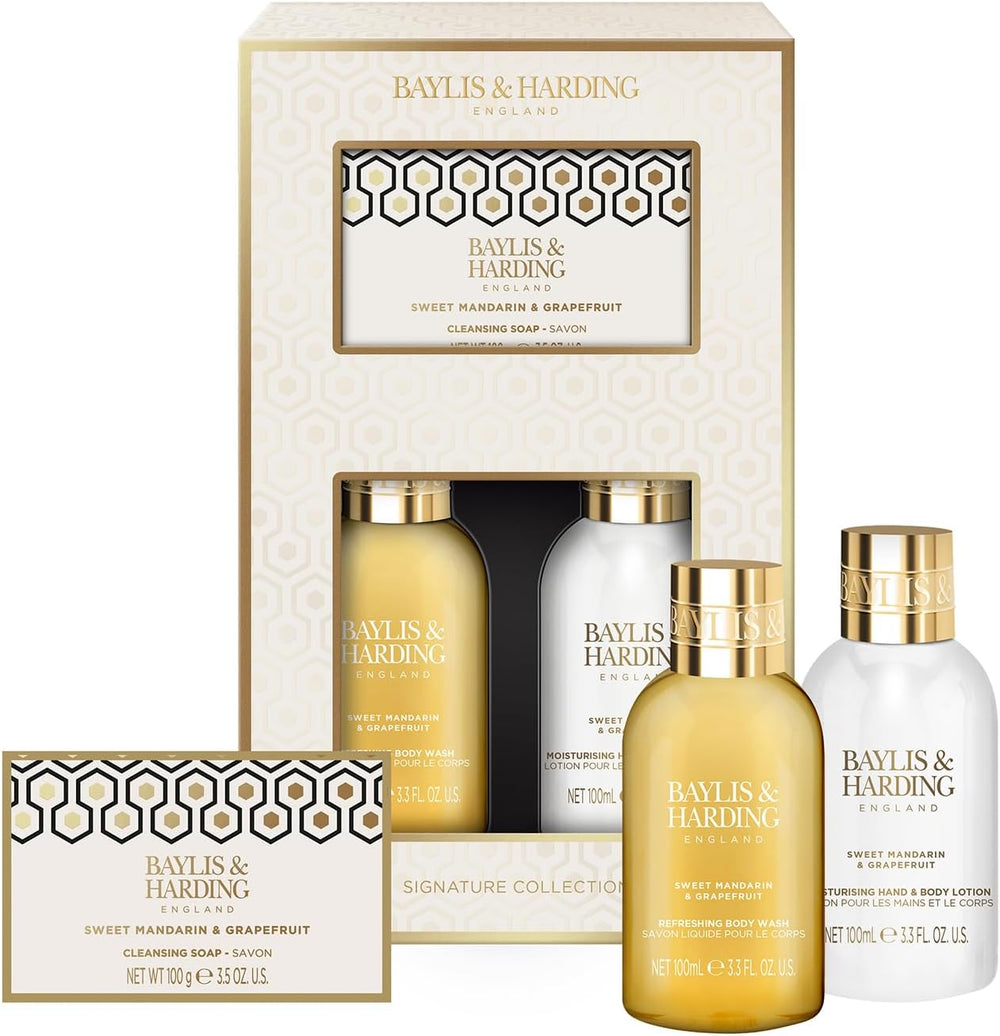 BAYLIS & HARDING MANDARIN AND GRAPEFRUIT MINI SHOWER SET Main image