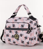 Pink Bees Bundle All over print Holdall Bag, Satchel & Purse