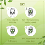 7th Heaven Superfood Matcha and Chia Clay Face Mask with Anti-oxidant Matcha and Moisturising Chia to Cleanse and Purify Skin - Ideal for All Skin Types