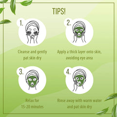 7th Heaven Superfood Clay Mask with Anti-oxidant Matcha and Moisturising Chia to Cleanse and Purify Skin - Ideal for All Skin Types