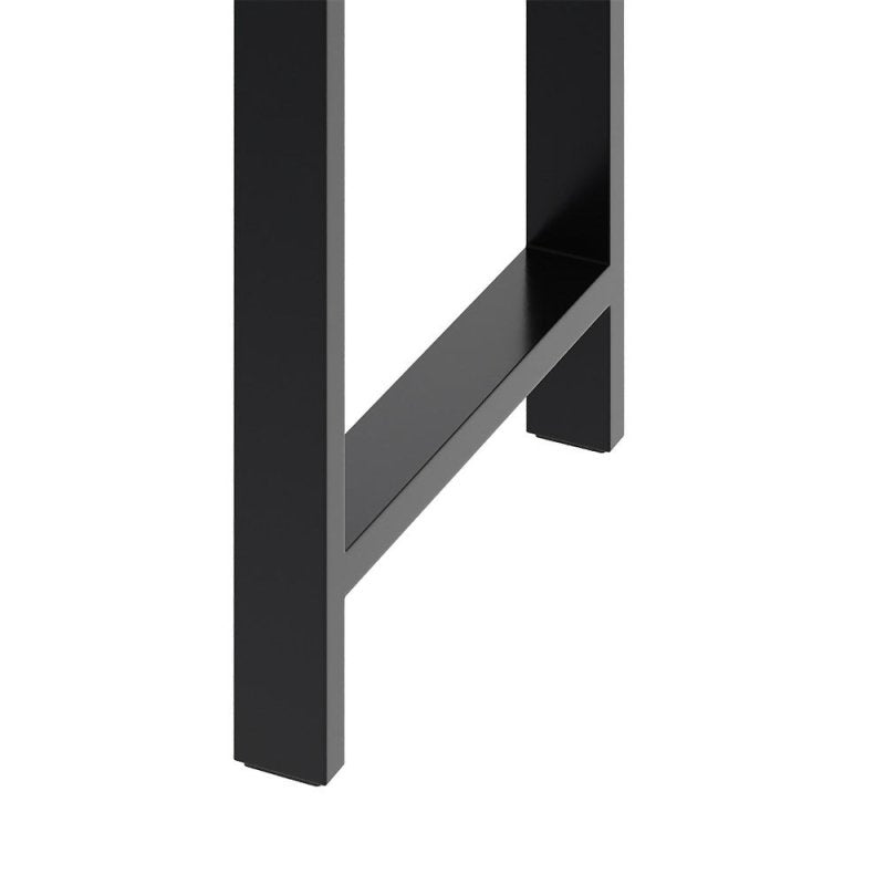 71cm/27.95 inch 2Pcs Black H - shaped Anti - Slip Metal Table Legs Furniture Replacement Legs for DiningTable, Desks and Workbenches - Table Legs - British D'sire