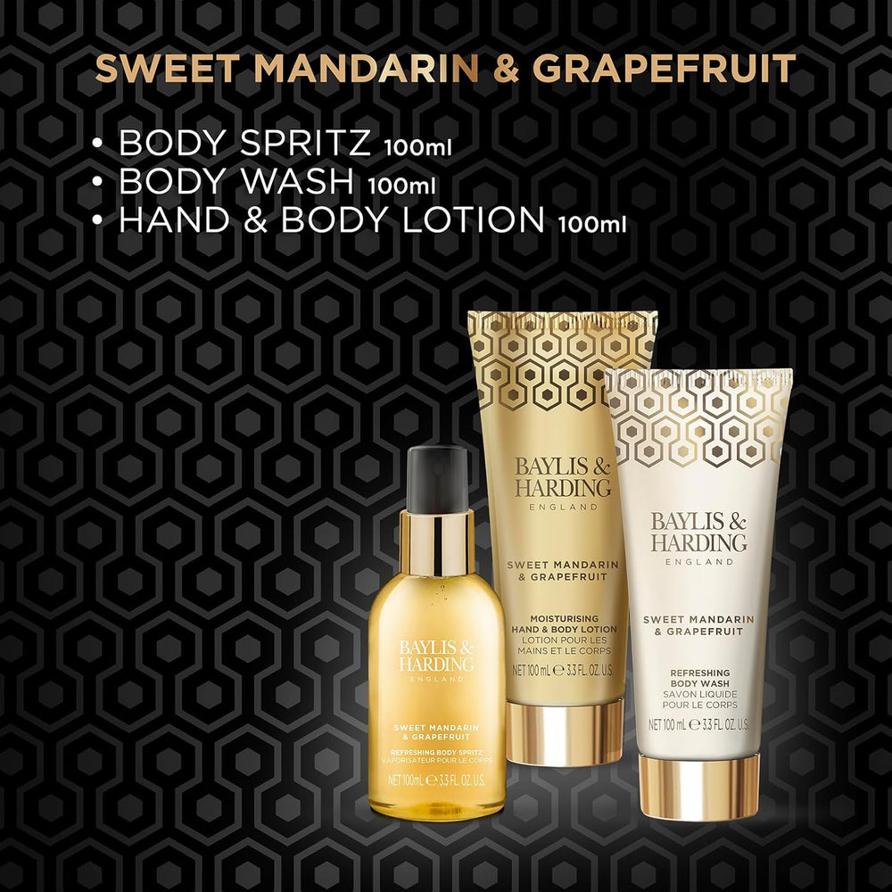BAYLIS & HARDING MANDARIN AND GRAPEFRUIT LUXURY WASH BAG