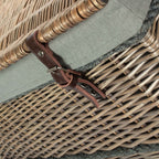 72cm Antique Wash Rope Handled Trunk Picnic Basket - Empty Picnic Baskets - British D'sire