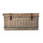 72cm Antique Wash Rope Handled Trunk Picnic Basket - Empty Picnic Baskets - British D'sire