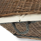 72cm Antique Wash Rope Handled Trunk Picnic Basket - Empty Picnic Baskets - British D'sire
