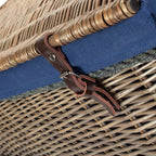 72cm Antique Wash Rope Handled Trunk Picnic Basket - Empty Picnic Baskets - British D'sire