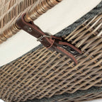 72cm Antique Wash Rope Handled Trunk Picnic Basket - Empty Picnic Baskets - British D'sire