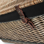 72cm Antique Wash Rope Handled Trunk Picnic Basket - Empty Picnic Baskets - British D'sire
