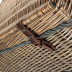 72cm Antique Wash Rope Handled Trunk Picnic Basket - Empty Picnic Baskets - British D'sire