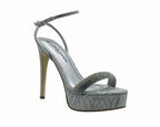 Women's Metallic High Heel Platform Shoes