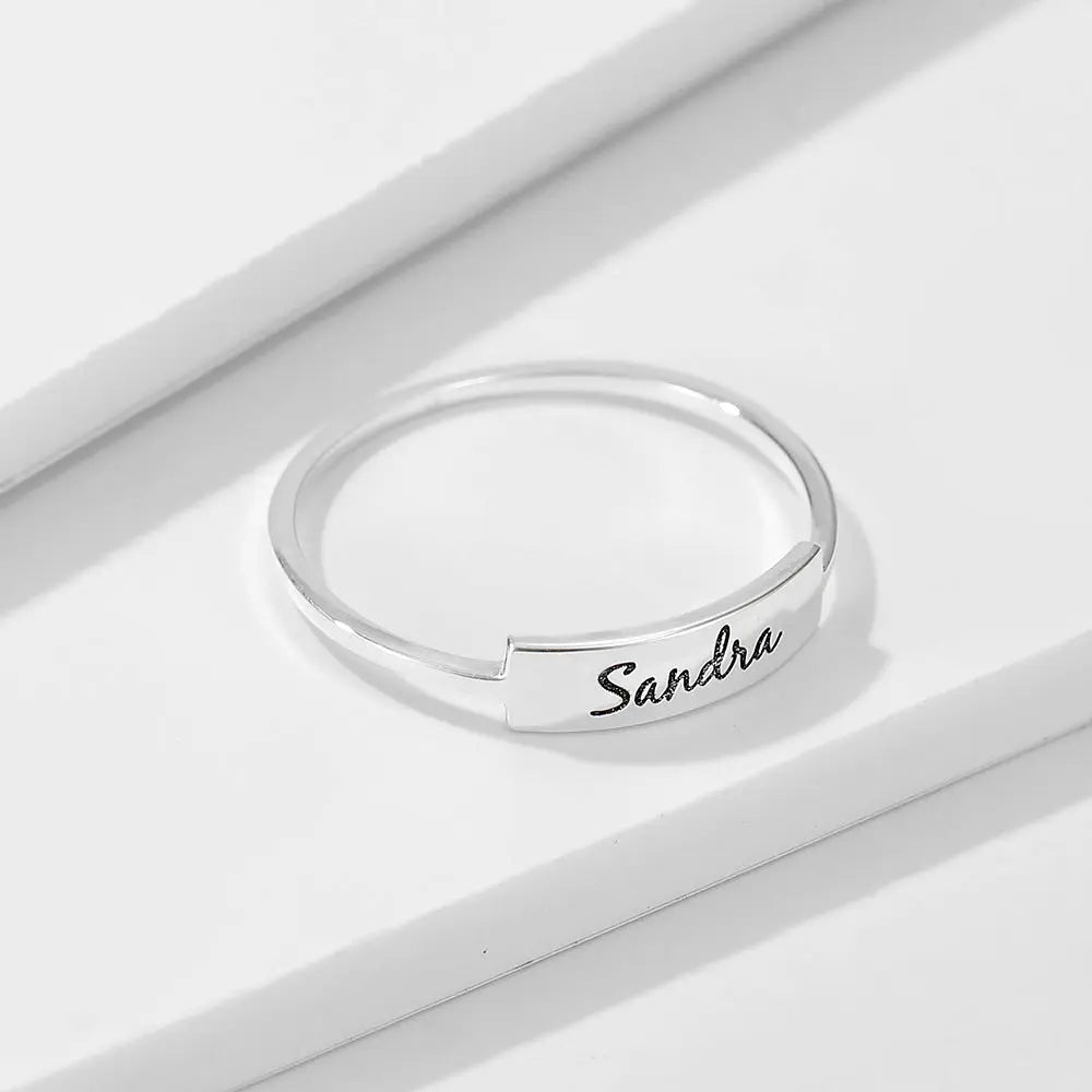 Full Silver Name-1 Ring Maiden-Art