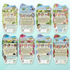 7th Heaven Beauty Box of Treats Gift Pack with 8 Facial Skincare Masks - Includes a Decorated Keepsake Box and Cleansing Face Cloth - Face Masks - British D'sire