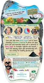 7th Heaven Charcoal and Black Sugar Easy Peel-Off Mask with Activated Charcoal and Pressed Witch Hazel for a Deep Pore Detox, Ideal for Oily, Combination and Problem Skin - Face Masks - British D'sire