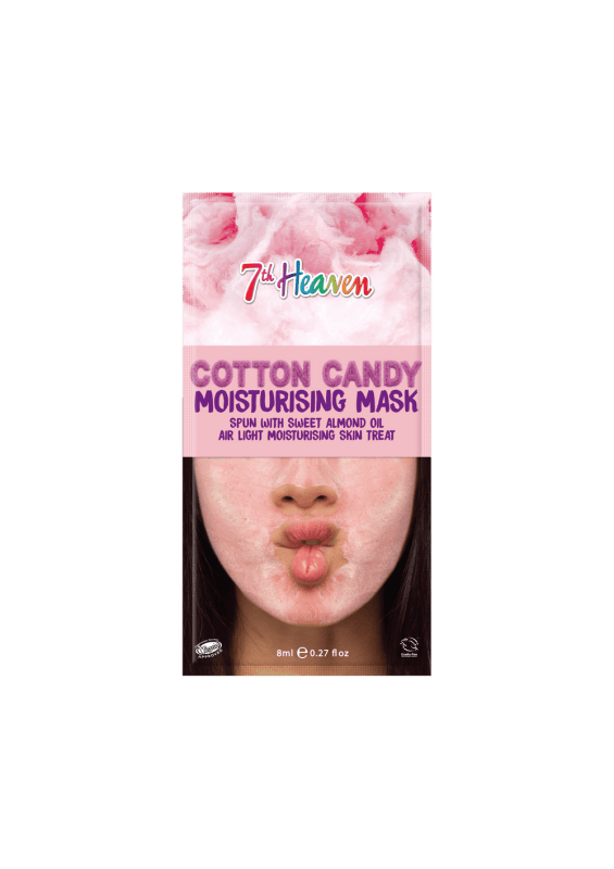 7th Heaven Cotton Candy Light Moisturising Skincare Face Mask with Sweet Almond Oil - Ideal for All Skin Types Secondary image