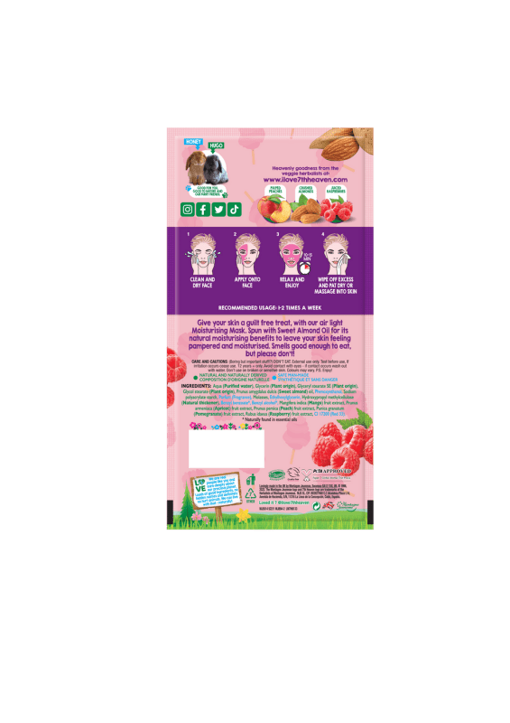 7th Heaven Cotton Candy Light Moisturising Skincare Face Mask with Sweet Almond Oil - Ideal for All Skin Types Secondary image