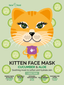 7th Heaven Face Food Kitten Sheet Face Mask Cucumber And Aloe Soothing Mask To Soften And Hydrate Skin - Sheet Mask - British D'sire