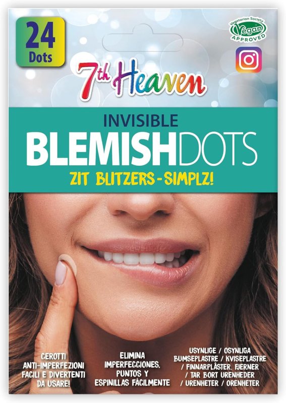 7th Heaven Invisible Blemish Dots (24 Per Pack) - Spot Treatment - British D'sire Main image