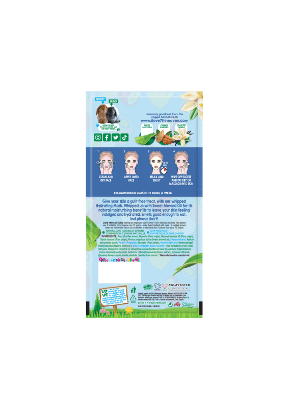 7th Heaven Marshmallow Fluff Face Mask with Sweet Almond Oil and Aloe Vera to Hydrate and Moisturise Skin | Ideal for All Skin Types Secondary image