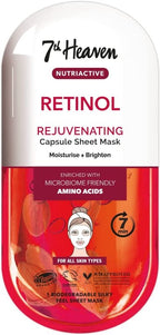 7th Heaven Nutriactive Retinol Sheet Mask - Sheet Mask - British D'sire