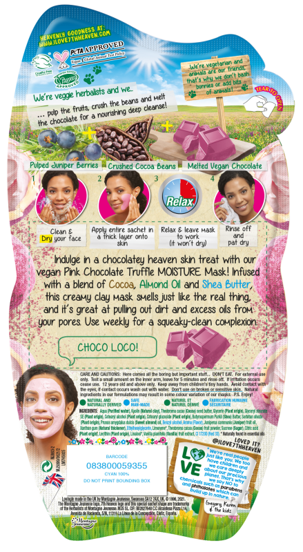 7th Heaven Pink Chocolate Truffle Mud Masque - Face Masks - British D'sire