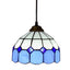 8 inch Simple Style Stained Glass Restaurant Bar Pendent Lamp - British D'sire