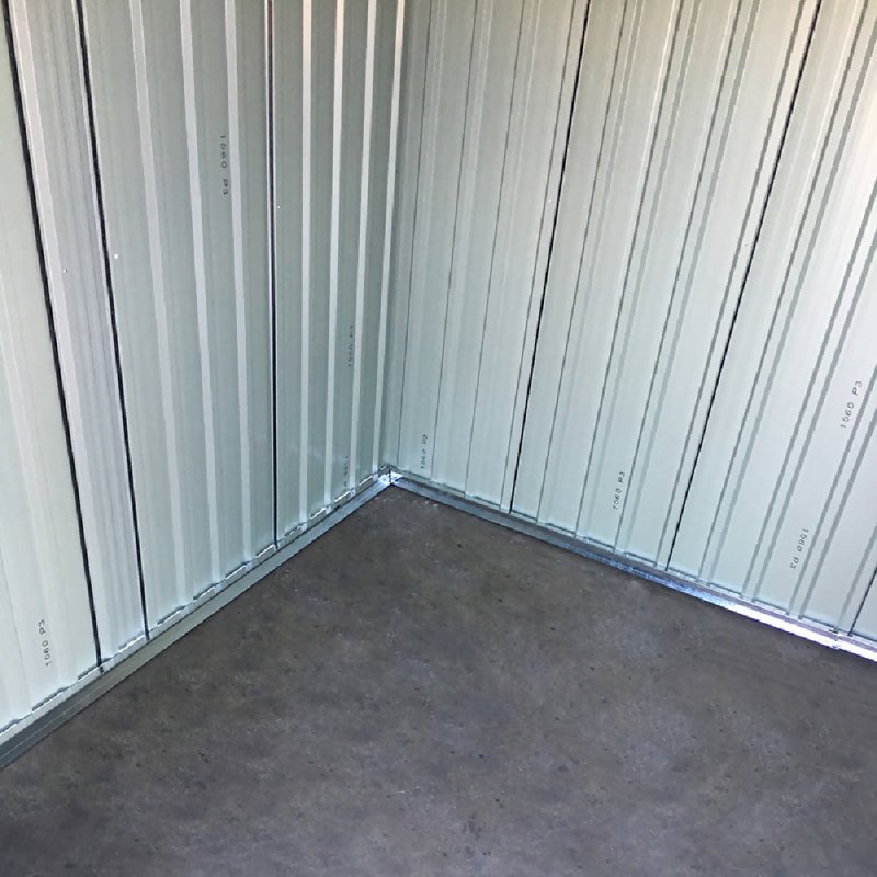 8 X 6 ft Charcoal Black Apex Metal Shed Garden Storage Shed with Base - Garden Shed - British D'sire