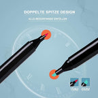 80 Farbe Acrylstifte Marker Set Permanent Pen Für DIY Graffiti Sketch Dual Pen - British D'sire