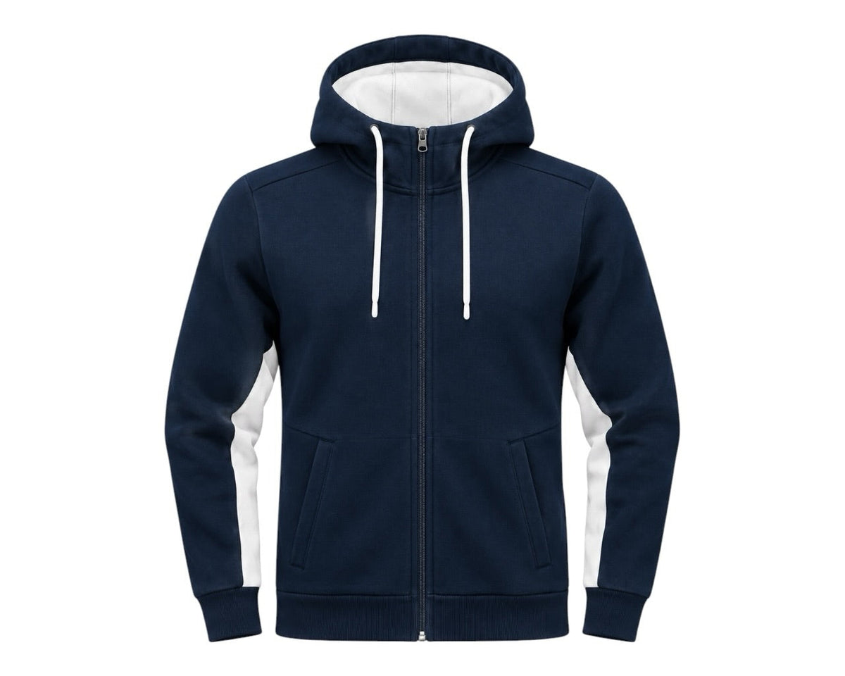Regular Fit Full Zip Hooded Fleece Tracksuit