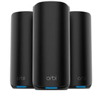 870 Series Tri - band WiFi 7 Mesh System (RBE873B) - Router + 2 Satellite Extenders, Security Features, Up to 21 Gbps, Covers up to 7,500 sq. ft., 150 Devices, 10 Gig Internet Port, Black - Networking Device - British D'sire