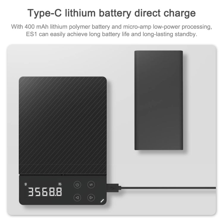 8KG Original Xiaomi Youpin DUKA ES1 Kitchen LCD Digital High - precision Electronic Scale - British D'sire