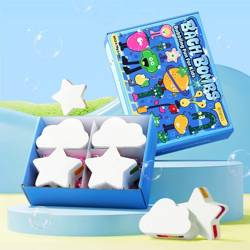 8Pcs DIY Rainbow Bath Bombs - Bath Bomb - British D'sire