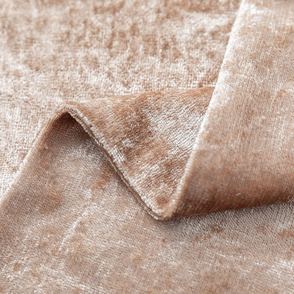 Twin Pack Crushed Velvet Fashion Plain Cushion Covers 8 Colours Pack of 2 Covers
