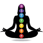 925 Sterling Silver 7 Chakra Raw Stone Crystal Necklace - Necklaces - British D'sire