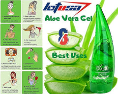 99% Purity Aloe Vera Gel for Face, Body and Hair & Soothing, Moisture, After-Sun, Aftershave, Dry Skin (250ml) - British D'sire