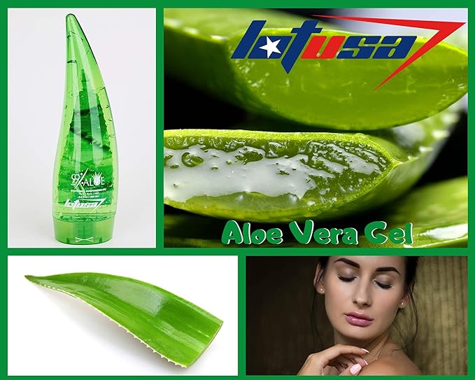 99% Purity Aloe Vera Gel for Face, Body and Hair & Soothing, Moisture, After-Sun, Aftershave, Dry Skin (250ml) - British D'sire